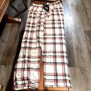 Brand: SHEIN, size: medium, color: red, white, and black, type: pj pants